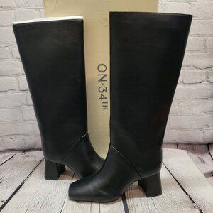 On 34th Women's Millerr Square-Toe Knee High Boots